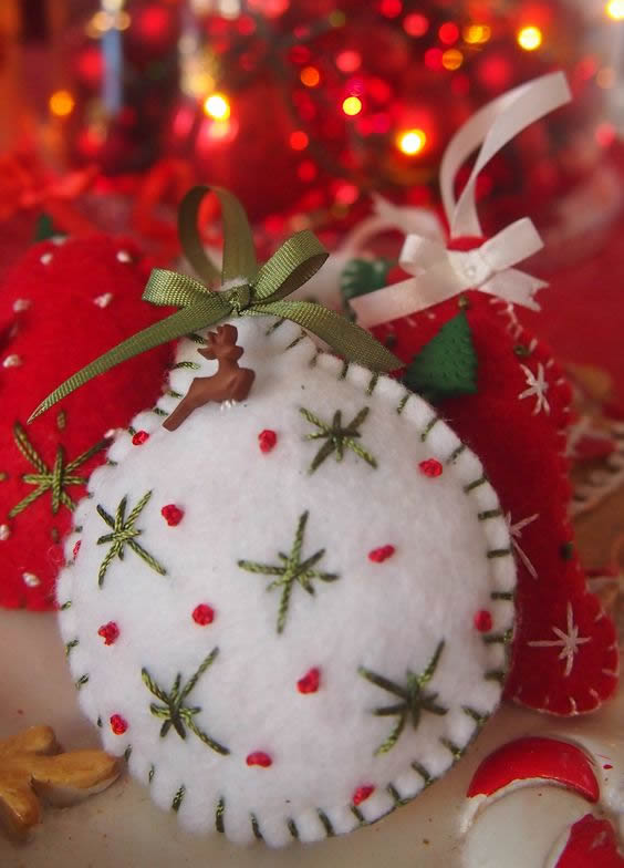 decoração de natal em feltro