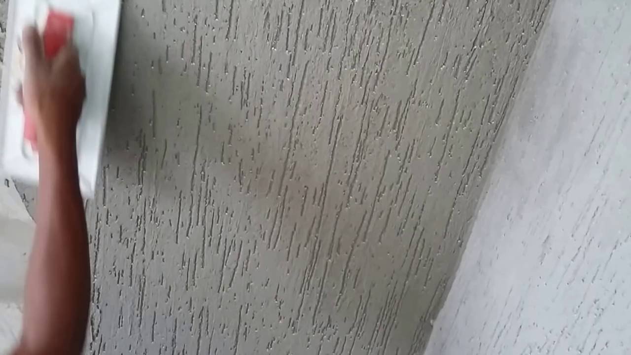 grafiato textura na parede